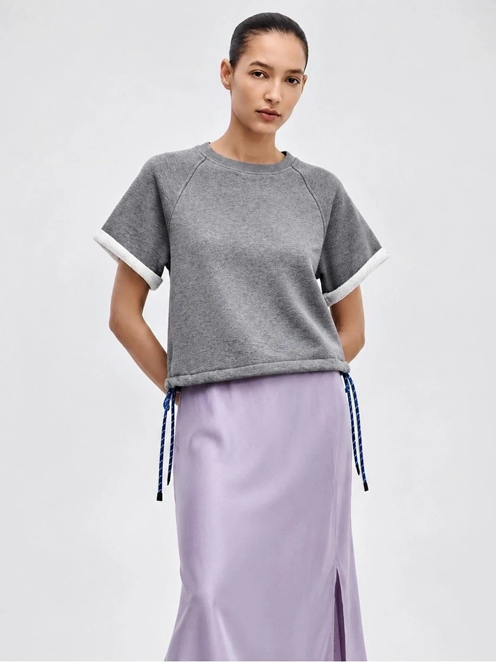 NWT Rag & Bone Vintage Terry Tee Heather Grey Size S $228